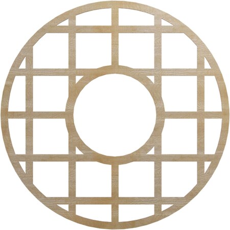 Ekena Millwork O'Neal Wood Fretwork Pierced Ceiling Medallion, Hickory, 40"OD x 14 1/2"ID x 1/4"T CMWP40X40X0250ONHI